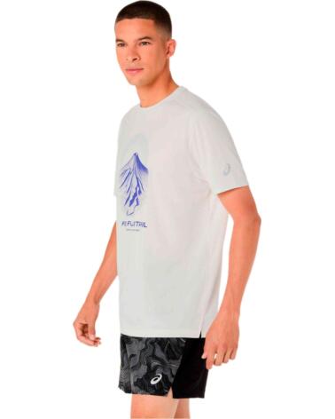 ASICS CAMISETA FUJITRAIL MANGA CORTA AZUL