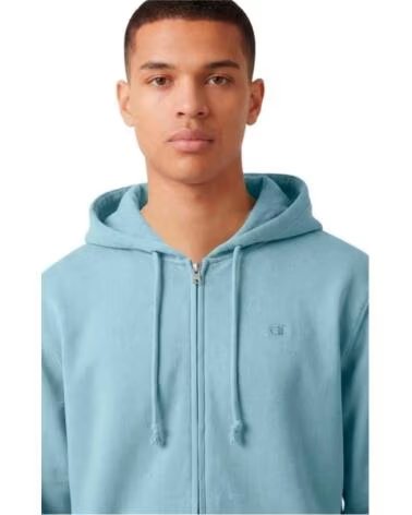 CHAMPION FELPA CON CAPPUCCIO E ZIP 220786-BS221 BLUE