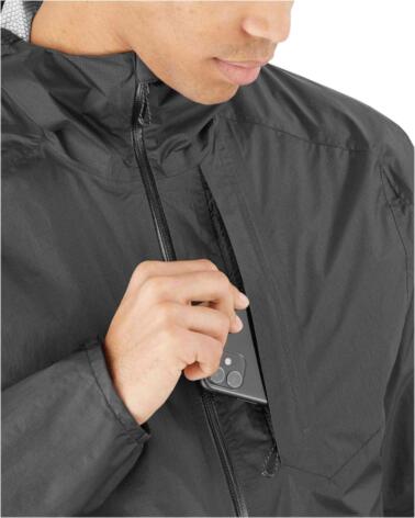 SALOMON CHAQUETA BONATTI CON CAPUCHA IMPERMEABLE WATERPROOF