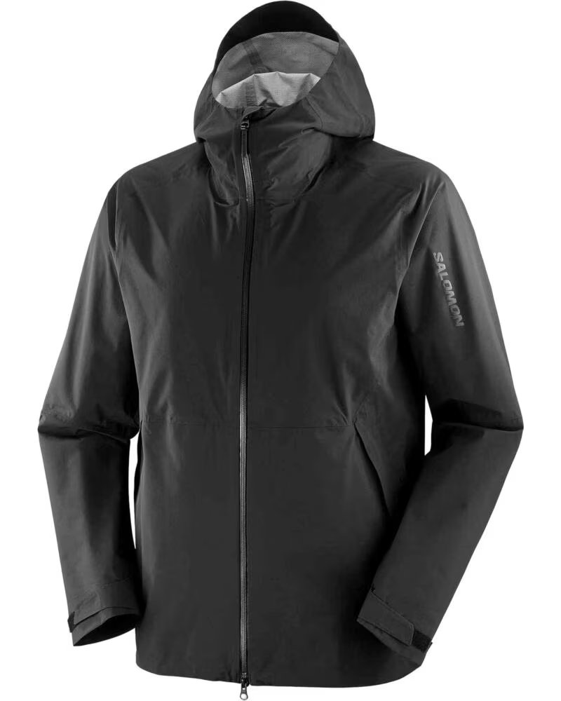 SALOMON GIACCA OUTERPATH 25L WATERPROOF CON CAPPUCCIO NEGRO