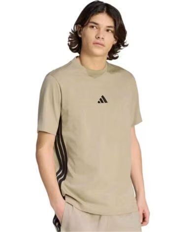 ADIDAS CAMISETA ESSENTIALS 3-STRIPES MANGA CORTA WOCA-BLACK