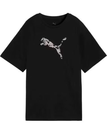 PUMA CAMISETA 691821 PARA MUJER, NEGRA NEGRO