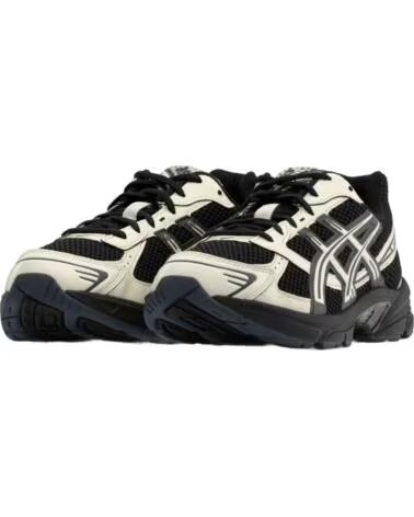 ASICS SNEAKERS 1203A609-001 UNISEX NERO-CREMA BLACK-CREAM