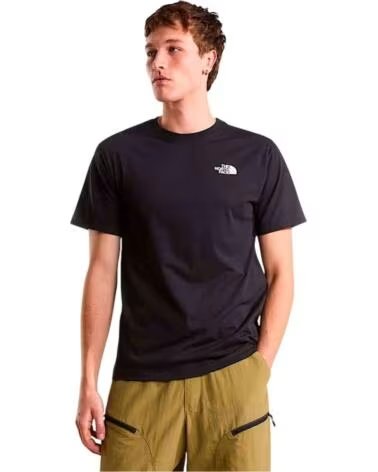 THE NORTH FACE T-SHIRT THE NF0A8GV2JK31 À MANCHES COURTES POUR HOMME NOIR BLACK