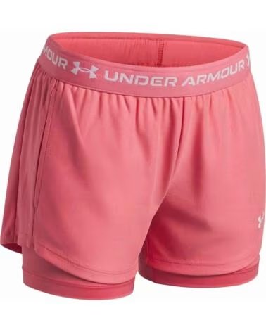 UNDER ARMOUR TECH PLAY UP 2N1 SHORTS FOR WOMEN PINK