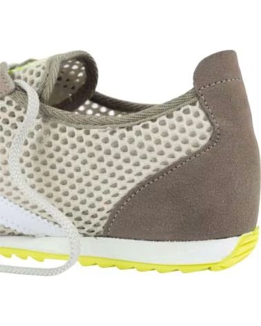 MUNICH 8400580 SNEAKER BEIGE GRAU NEONGELB FÜR DAMEN GRIS-AMARILLO FLúOR