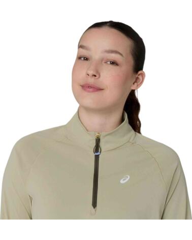 ASICS CAMISETA DE MANGA LARGA NAGINO RUN QUARTER ZIP MUJER