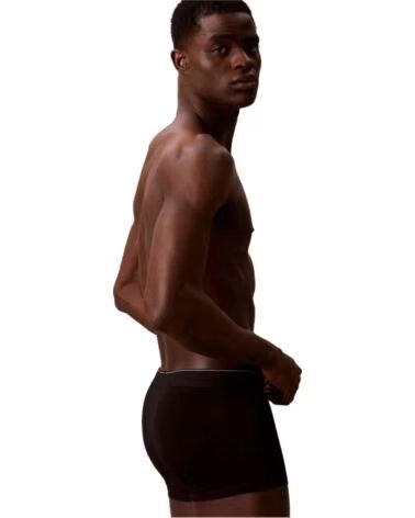 CALVIN KLEIN PACK DE CALZONCILLOS BOXER GRAPHIC MONOGRAM COTTON STRETCH NEGRO PURO 3 EN NEGRO PARA UNISEX UNIDADES