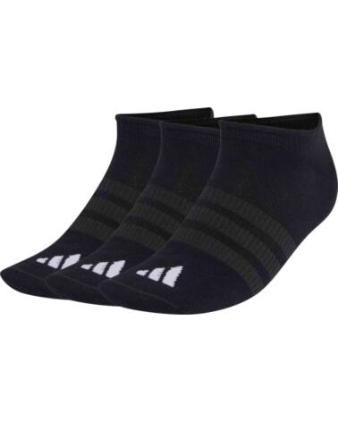 ADIDAS PACK DE 3 PARES DE CALCETINES T ESS NS TOBILLEROS BLACK-BLACK-WHITE