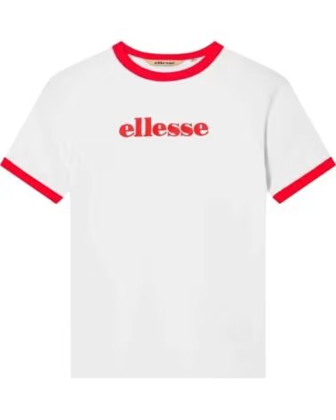 ELLESSE CAMISETA MANGA CORTA SGD23354 BLANCO Y ROJO RED