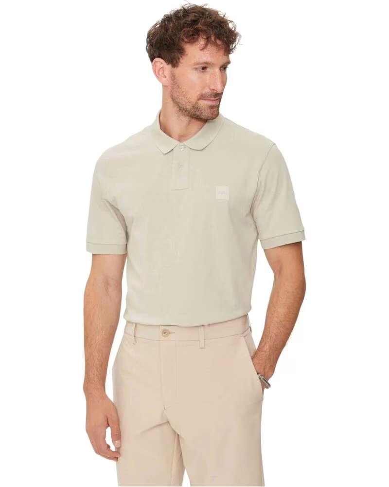 BOSS POLO DE MANGA CORTA 882403100001 EN BEIGE PARA HOMBRE OPEN PINK