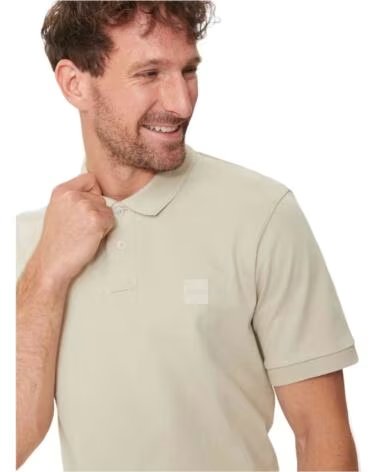 BOSS POLO DE MANGA CORTA EN BEIGE CELESTE