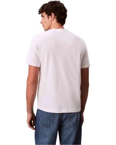CALVIN KLEIN CAMISETA DE MANGA CORTA CAMISETA LOGO NYC MANGA CORTA BLANCO EN BLANCO PARA UNISEX AZUL