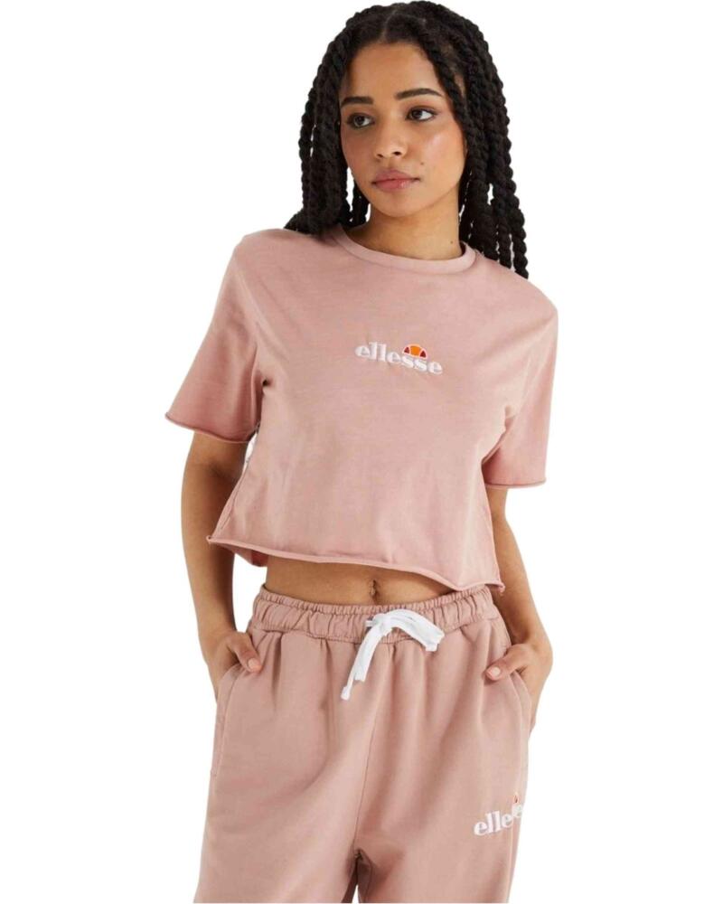 ELLESSE CAMISETA CELEISI CROP MANGA CORTA MUJER ROSA