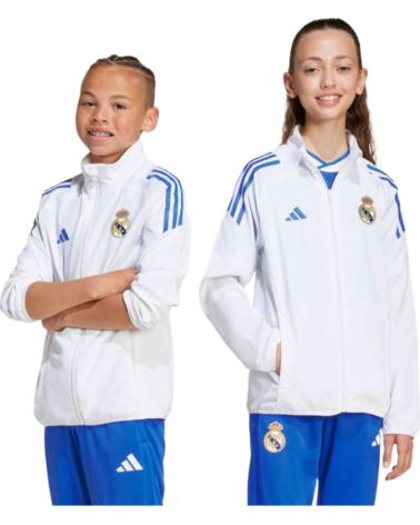 ADIDAS SUDADERA REAL MADRID JP4021 BLANCA JUNIOR WHITE