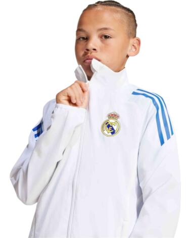 ADIDAS SUDADERA REAL MADRID JP4021 BLANCA JUNIOR WHITE