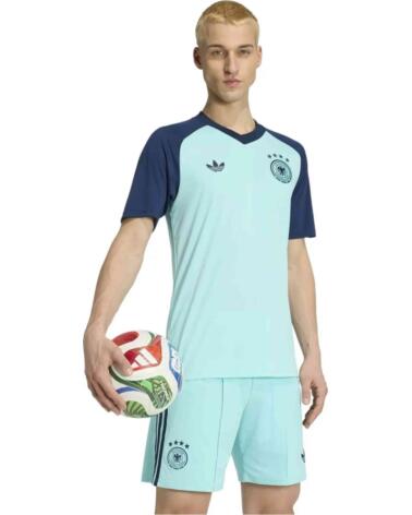 ADIDAS CAMISETA JZ4578 ALEMANIA MANGA CORTA AZUL HOMBRE FLAAQU