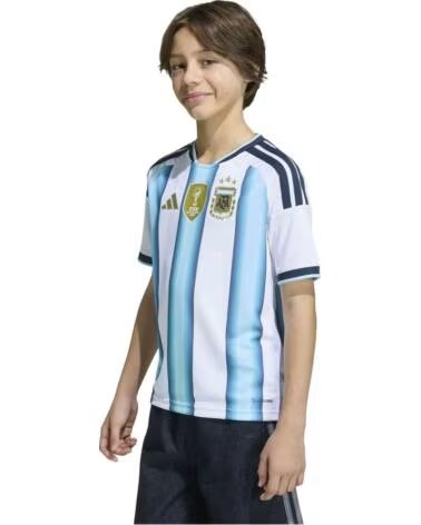 ADIDAS CAMISETA DE MANGA CORTA KA8119 EN MULTICOLOR PARA NINOS UNISEX WHITE-ICEBLU-LTBLUE
