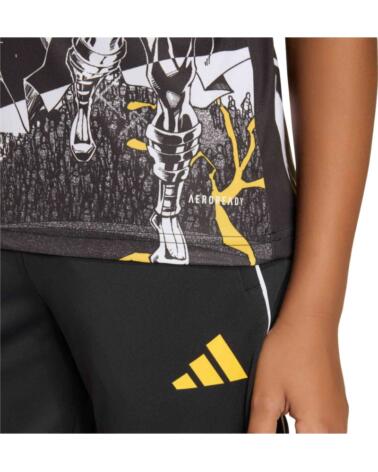 ADIDAS CAMISETA REAL MADRID MANGA CORTA JZ9016 UNISEX WHITE-BLACK-BOGOLD