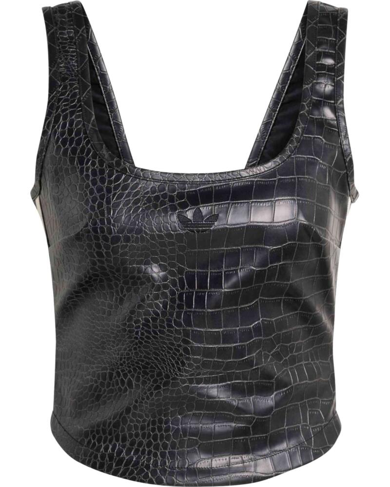ADIDAS TOP KE5041 EFECTO PIEL DE COCODRILO PARA MUJER BLACK