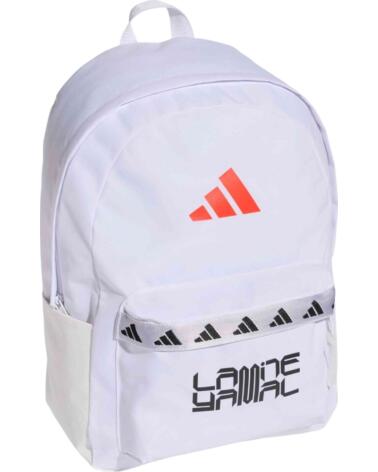 ADIDAS MOCHILA LAMINE YAMAL UNISEX WHITE-LUCRED
