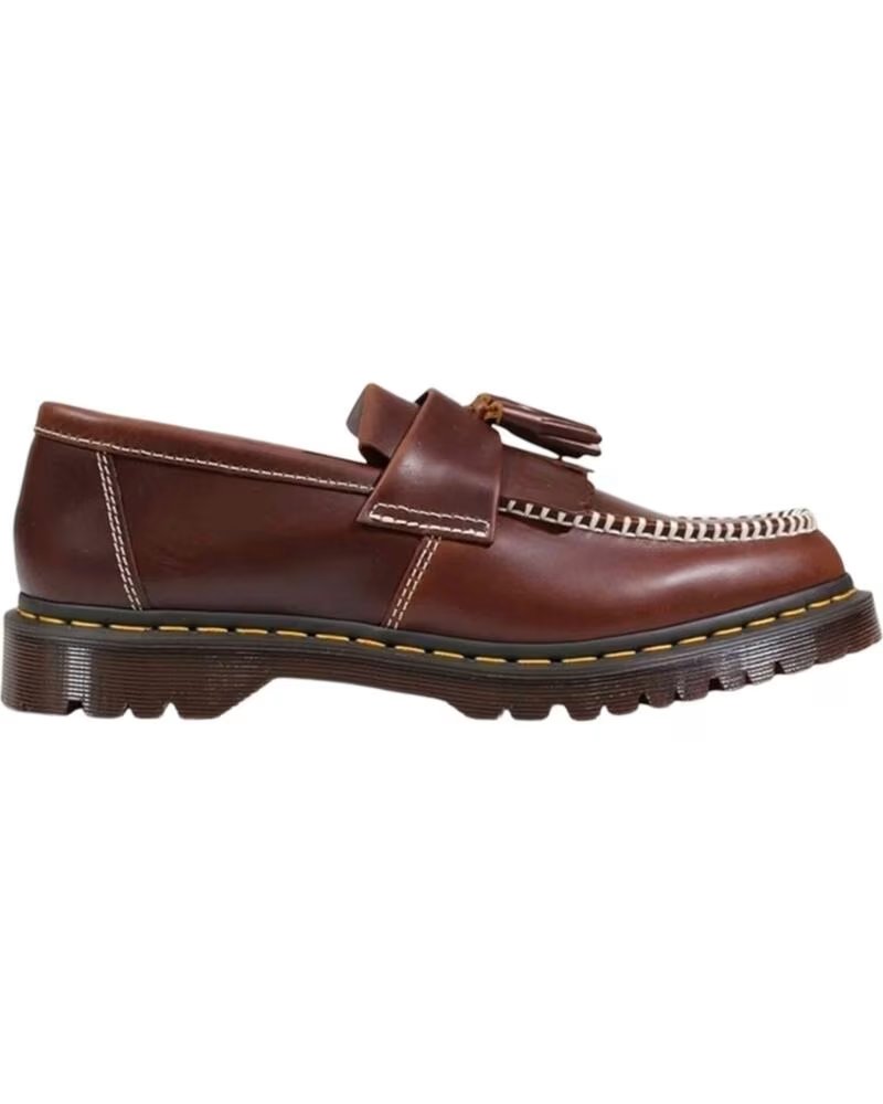 DR MARTENS ADRIAN BEN LOAFERS IN BURGUNDY LEATHER BTTRSCTCH