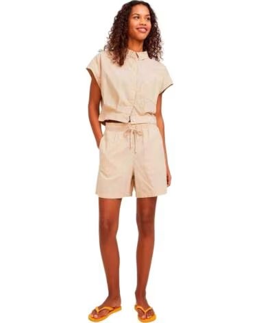 JJXX KURZE HOSE AMY LINEN BLEND - BERMUDA BEIGE