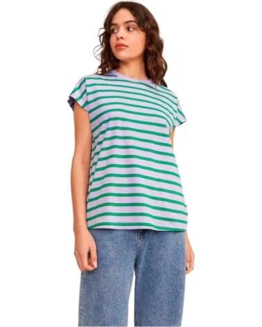 JJXX KURZARM-T-SHIRT ASTRID STRIPE BOXY LILA