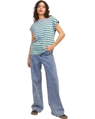 JJXX CAMISETA MANGA CORTA ASTRID STRIPE BOXY LILA