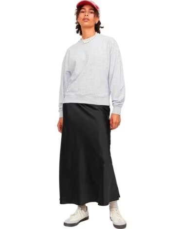 JJXX SATIN MIDIROCK KIMMIE MW NEGRO