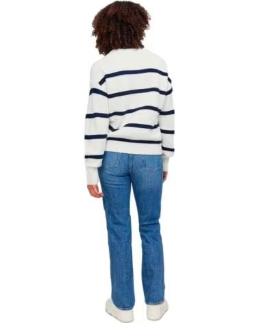 JJXX PULLOVER MILA TWIST STRIPE MEHRFARBIG FÜR DAMEN AZUL-BLANCO