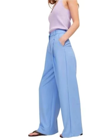JJXX LANGE HOSE ELLIS WIDE HW AZUL