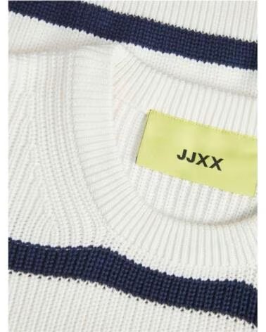 JJXX PULLOVER MILA TWIST STRIPE MEHRFARBIG FÜR DAMEN AZUL-BLANCO