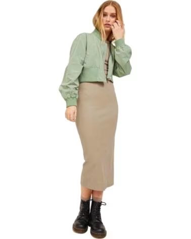 JJXX DAMEN KLEID FOREST STR SL RIB BEIGE