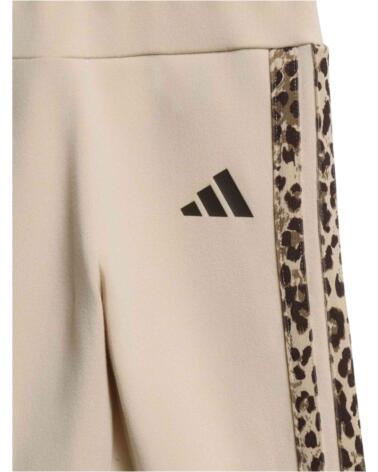ADIDAS CHÁNDAL KC9644 BEIGE CON ESTAMPADO ANIMAL PARA NIÑOS CRYSTAL LINEN