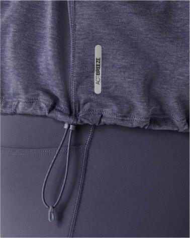 ASICS CAMISETA NAGINO RUN ADJUSTABLE DE MANGA CORTA INDIGO FOG MUJER