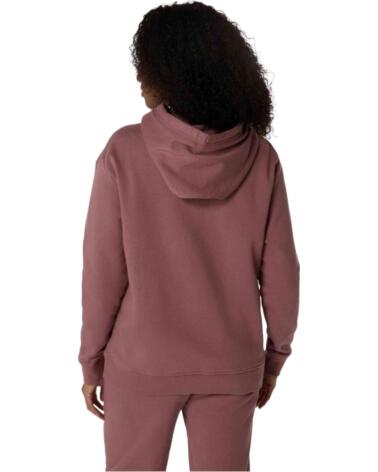 ASICS SUDADERA CON CAPUCHA FULL LOGO ROSA RUBBLE RED