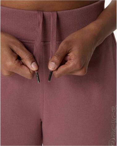 ASICS PANTALÓN DE CHÁNDAL SWEAT LOGO PARA MUJER RUBBLE RED