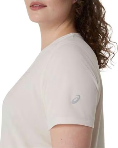 ASICS CAMISETA MANGA CORTA FUJITRAIL BLANCO ROTO MUJER CREAM