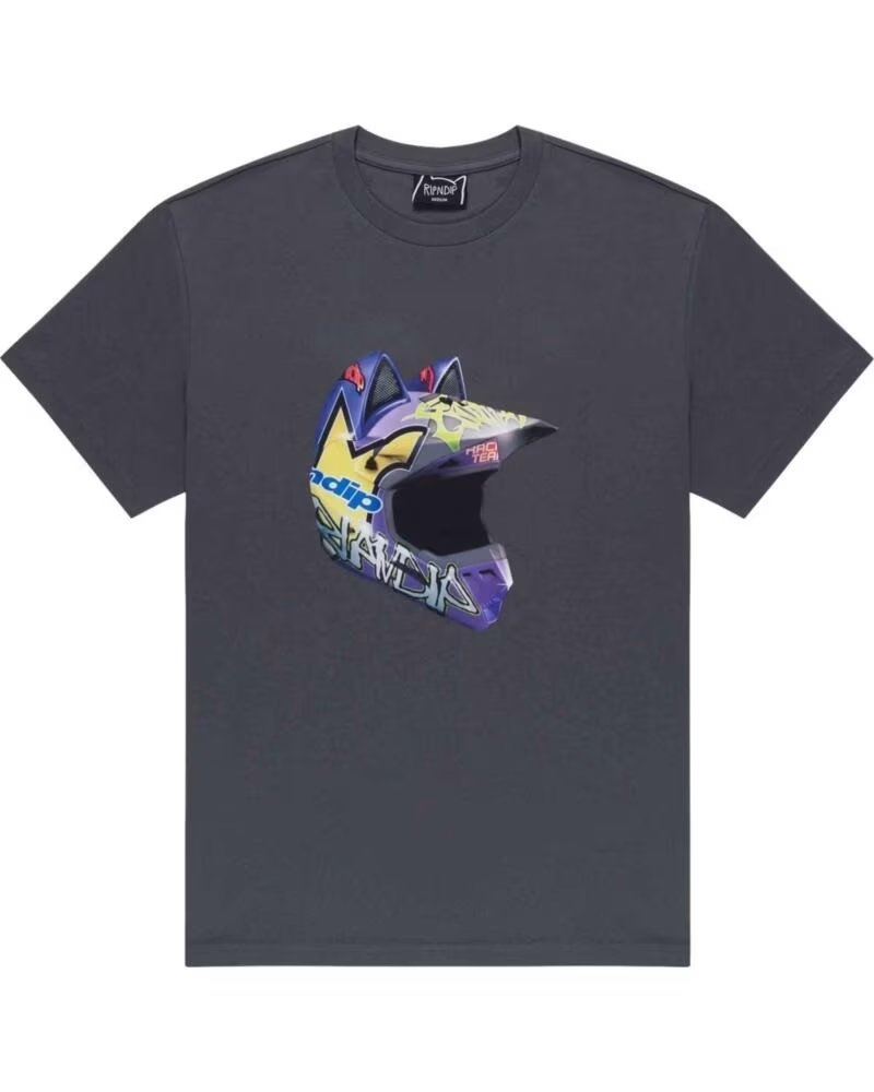 RIPNDIP CAMISETA DE MANGA CORTA TSRIPFIR EN GRIS PARA UNISEX
