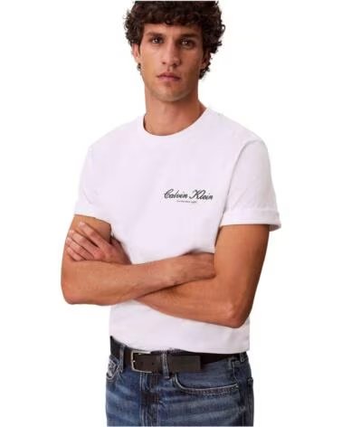 CALVIN KLEIN CAMISETA DE MANGA CORTA LV04RF822GYAF WHITE