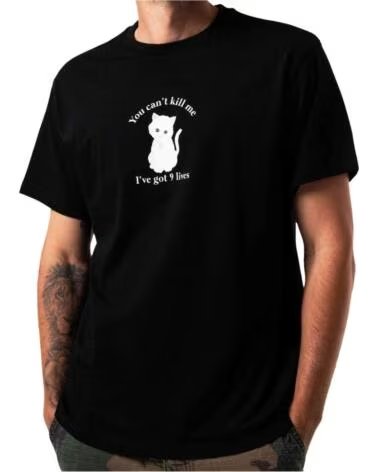 RIPNDIP CAMISETA DE MANGA CORTA TSRIP9LI-BLK EN NEGRO PARA UNISEX