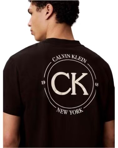 CAMISETA CALVIN KLEIN JEANS LV04RE825G CON LOGO CIRCULAR UB1