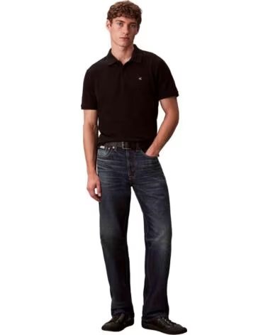 CALVIN KLEIN POLO MANCHES COURTES LV040EM269-UB1 NOIR HOMME SD