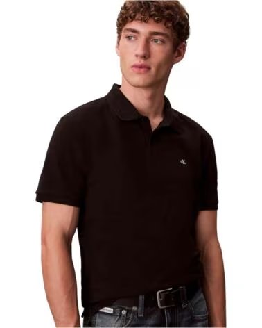CALVIN KLEIN POLO MANCHES COURTES LV040EM269-UB1 NOIR HOMME SD