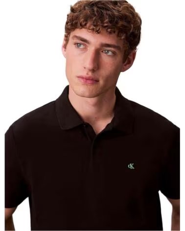 CALVIN KLEIN POLO MANCHES COURTES LV040EM269-UB1 NOIR HOMME SD
