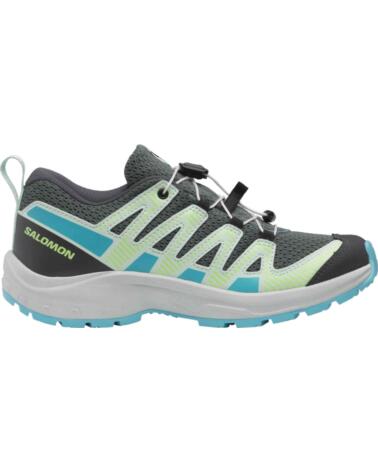 SALOMON ZAPATILLAS XA PRO V8 GRIS OSCURO AZUL VERDE INFANTIL EN MULTICOLOR PARA NINOS UNISEX NORTH ATLANTIC-METAL-BLU