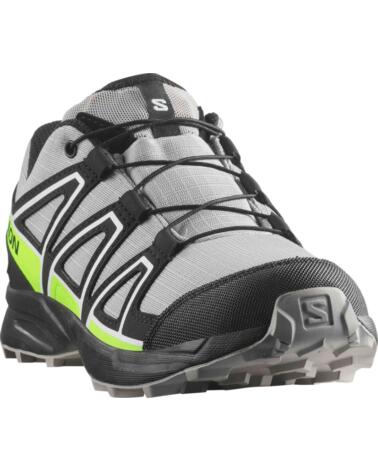 SALOMON ZAPATILLAS L47810200 UNISEX NIÑOS ALLOY BLACK GREEN GECKO ALLOY-BLACK-GREEN