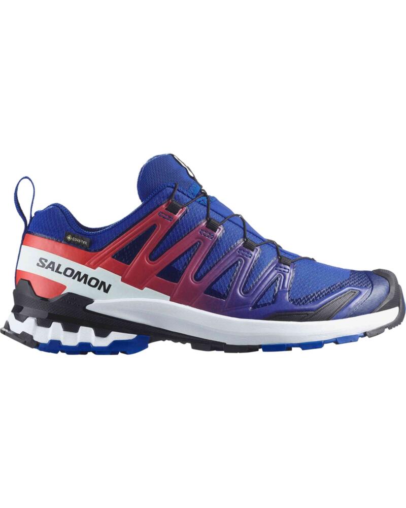 SALOMON ZAPATILLAS XA PRO 3D V9 GORE-TEX MUJER SURF THE WEB-FIERY RED-