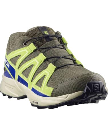 SALOMON ZAPATILLAS SPEEDCROSS CLIMA WATERPROOF VERDE CAQUI AZUL AMARILLO INFANTIL EN PARA NINOS UNISEX GRAPE LE